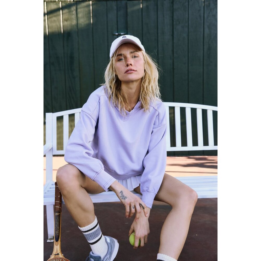 FP Movement Intercept Pullover in Washed Lilac - Picture 3 of 3